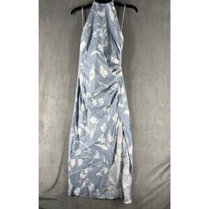 Reformation Blue Floral Dress